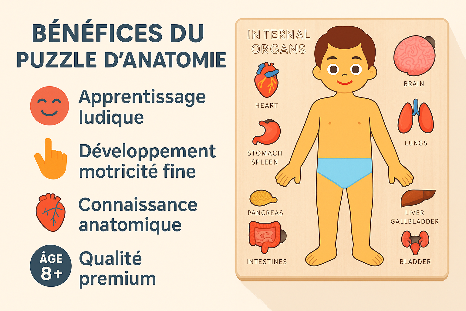 Infographie des bénéfices