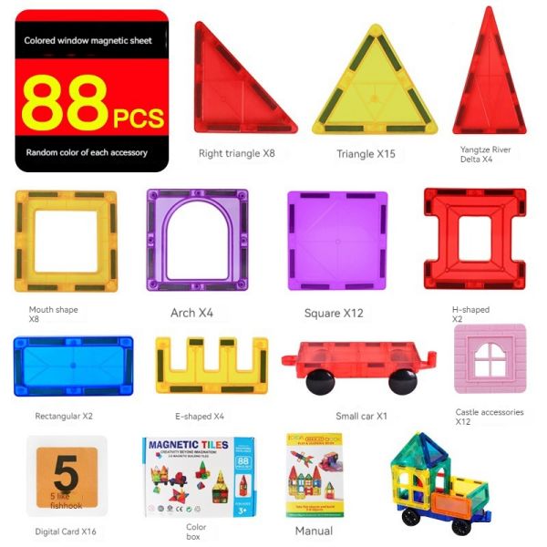 Jeu de construction magnétique