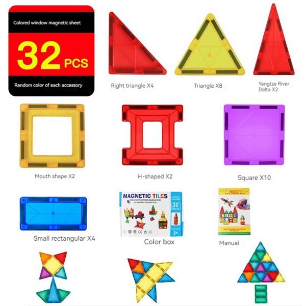 Jeu de construction magnétique